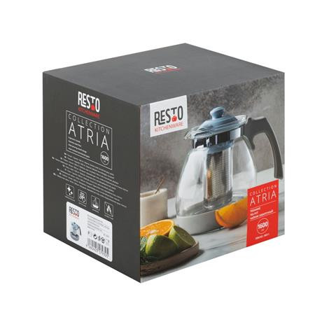 Teáskanna, belső szűrővel, 1,6 liter, RESTO "Atria 90511"