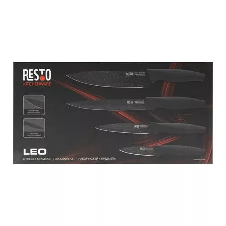 Késkészlet, 4 db, RESTO "Leo 95504"