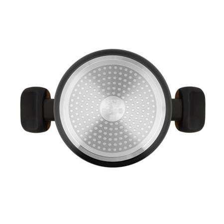 Főzőedény / lábas, fedővel, 20 cm, 2,6L, RESTO "MON 93187"