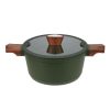 Főzőedény / lábas, fedővel, 24 cm, 4,6L, RESTO "SADR 93703"