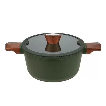 Főzőedény / lábas, fedővel, 24 cm, 4,6L, RESTO "SADR 93703"