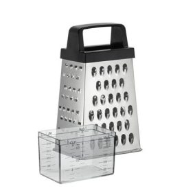   Konyhai reszelő, 4 oldalú, tárolóval, RESTO "Sham 95412"