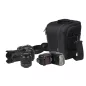   Válltáska, DSLR fényképezőgéphez, RIVACASE "Green Mantis 7440" fekete