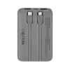 Power bank, beépített kábellel, 10.000mAh, RIVACASE "VA2612"