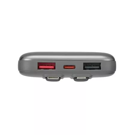Power bank, beépített kábellel, 10.000mAh, RIVACASE "VA2612"