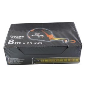 Mérőszalag, 8 m x 25 mm, mágneses, FISCHER DAREX