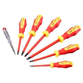 Csavarhúzó készlet, 6+1 darabos, FISCHER DAREX