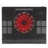 Notebook állvány, hűtőventilátorral, 17,3", RIVACASE "5556", fekete