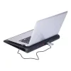 Notebook állvány, hűtőventilátorral, 17,3", RIVACASE "5557", fekete