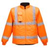 Hi-Vis légáteresztő az 7-in-1 közlekedési kabát