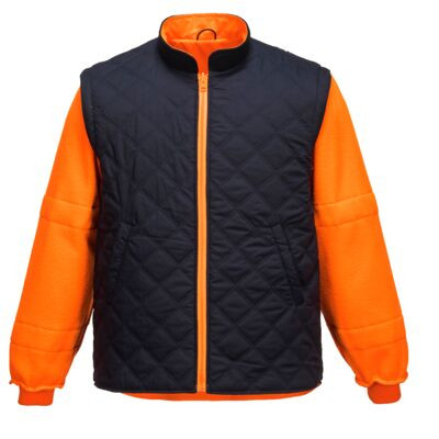 Hi-Vis légáteresztő az 7-in-1 közlekedési kabát