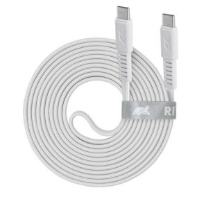   USB kábel, USB-C - USB-C, 2,1 m, RIVACASE "PS6005 W21", fehér