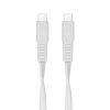 USB kábel, USB-C - USB-C, 1,2 m, RIVACASE "PS6005", fehér