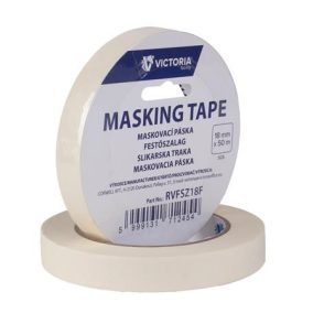 Festőszalag, 18 mm x 50 m, VICTORIA FACILITY, fehér
