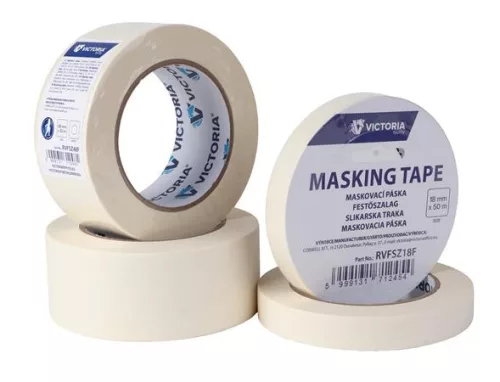 Festőszalag, 18 mm x 50 m, VICTORIA FACILITY, fehér