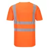 Hi-Vis pamut póló pamut hálós betétes póló S/S