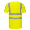 Hi-Vis pamut póló pamut hálós betétes póló S/S