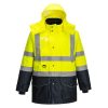 Hi-Vis 7 az 1-ben kontraszt Traffic kabát