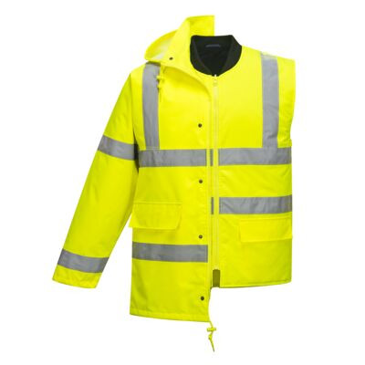 Hi-Vis 4 az 1-ben Traffic kabát