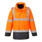 Hi-Vis 4 az 1-ben Contrast Traffic kabát