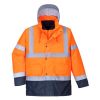 Hi-Vis 4 az 1-ben Contrast Traffic kabát