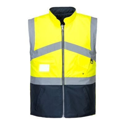 Hi-Vis kéttónusúkabát - kifordítható