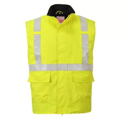 Bizflame Rain Hi-Vis antisztatikus FR lángálló mellény