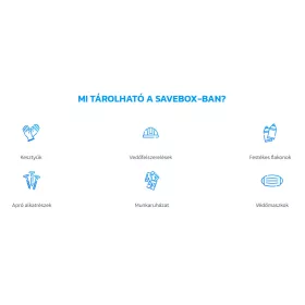  SaveBox – moduláris rekeszes automata értékes eszközökhöz