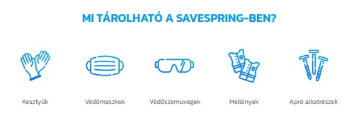 SaveSpring – 3-az-1-ben automata kiadásra, kölcsönzésre és visszavételre