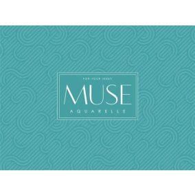   Vázlatfüzet, A5+, akvarell, 300 g, 15 lap, SHKOLYARYK "Aquarelle Muse"