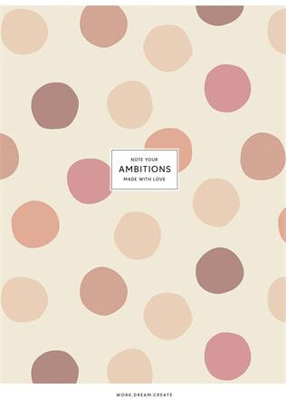 Füzet, tűzött, A4, vonalas, 40 lap, SHKOLYARYK "Ambitions", vegyes