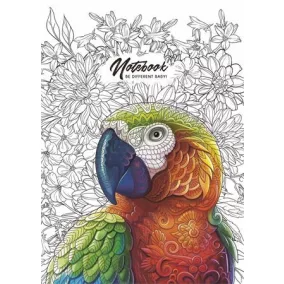   Jegyzettömb, ragasztott, A5, vonalas, 50 lap, SHKOLYARYK "Be different", vegyes minta