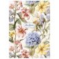   Füzet, tűzött, A4, kockás, 80 lap, SHKOLYARYK "Flowers and plants", vegyes
