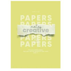   Füzet, tűzött, A4, kockás, 80 lap, SHKOLYARYK "Notes Creative", vegyes