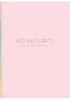 Spirálfüzet, B5, kockás, 80 lap, keményfedeles, SHKOLYARYK "No bad days", vegyes