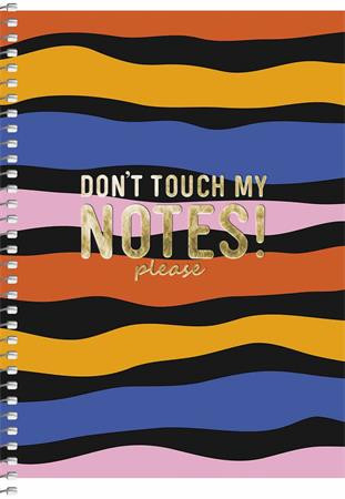 Spirálfüzet, A5, kockás, 80 lap, SHKOLYARYK, színes minták, vegyes