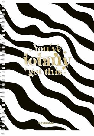 Spirálfüzet, A5, kockás, 80 lap, SHKOLYARYK, színes minták, vegyes