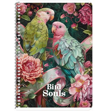 Spirálfüzet, A5, kockás, 80 lap, SHKOLYARYK, vegyes