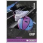   Spirálfüzet, A4+, kockás, 80 lap, SHKOLYARYK "Get a grip", vegyes