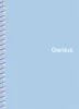 Spirálfüzet, A6, kockás, 80 lap, PP borító, SHKOLYARYK "Genius Pastel", vegyes