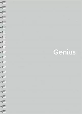 Spirálfüzet, A6, kockás, 80 lap, PP borító, SHKOLYARYK "Genius Pastel", vegyes