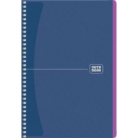   Spirálfüzet, A5, kockás, 80 lap, SHKOLYARYK "Notebook", vegyes