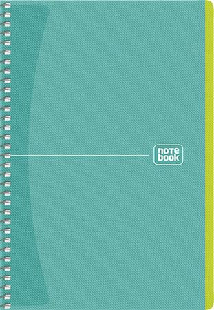 Spirálfüzet, A5, kockás, 80 lap, SHKOLYARYK "Notebook", vegyes