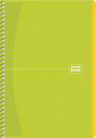 Spirálfüzet, A5, kockás, 80 lap, SHKOLYARYK "Notebook", vegyes