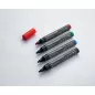   Táblamarker készlet, 2-3 mm, kúpos, SIGEL, 4 különböző szín
