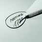 Folyékony krétamarker, vágott hegy, 1-5 mm SIGEL, fekete