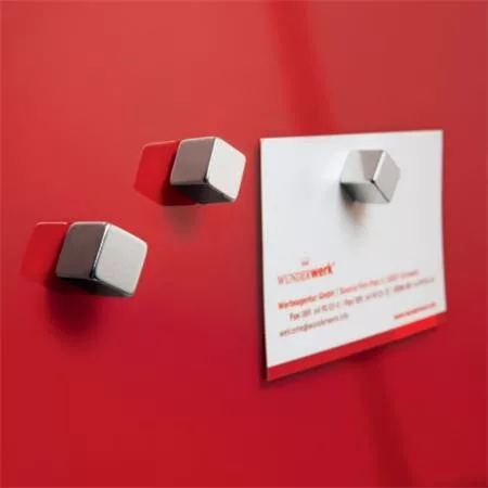 Extra erős kockamágnes, 6 db, SIGEL "SuperDym", ezüst