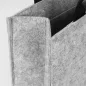   Irodai válltáska, M méret, 36x28x15 cm, SIGEL "Basic", világosszürke