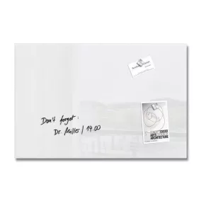   Mágneses üvegtábla, 60x40 cm, SIGEL "Artverum® " fehér