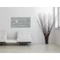   Mágneses üvegtábla,  46x91 cm, SIGEL "Artverum® ", beton mintázat